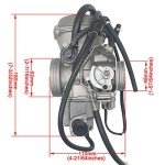 YTLS TRX650 Carburetor for Honda Rincon ATV