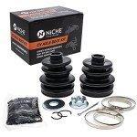 NICHE Front Rear CV Axle Boot Kit For Arctic Cat 500 TRV TBX 400 300 650 250 Replaces 1436-207