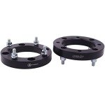 Black 1-Inch ATV Wheel Spacers for 4 Lug