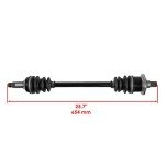 Caltric CV Joint Axle for Arctic Cat Prowler