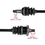 Caltric CV Joint Axle for Arctic Cat Prowler