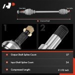 Front CV Axle Shaft Set for Arctic Cat Wildcat