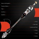 Front CV Axle Shafts for Arctic Cat Wildcat