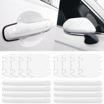 16-Pack Transparent Car Door Handle Protectors