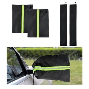 Ziciner 4 PCS Winter Mirror & Wiper Covers