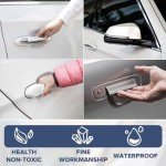 16-Pack Transparent Car Door Handle Protectors
