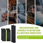 Ziciner 4 PCS Winter Mirror & Wiper Covers