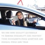 Ziciner Leather Car Document Organizer - 2 Pack