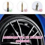 10-Piece Aluminum Tire Valve Stem Caps Set