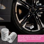 10-Piece Aluminum Tire Valve Stem Caps Set