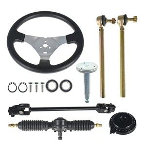300mm Steel Steering Wheel Kit for Go Karts