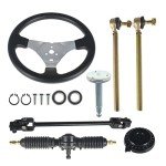 300mm Steel Steering Wheel Kit for Go Karts