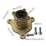 3 Stud Wheel Rim Hub Assembly for ATV Go Kart