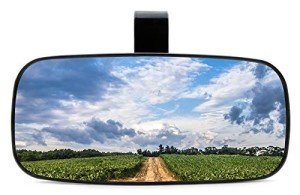 AfterMokit UTV Convex Rear View Mirror 4.7x10