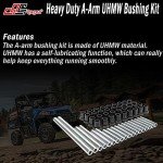 Heavy Duty A-Arm UHMW Control Arms Bushing Kit Replacement for 2013+ Polaris Ranger XP 900, 2014+ Polaris Ranger XP 900 Crew, 2015-2018 Polaris Ranger 1000 Diesel Replace ‎AAB-P-RAN-K3-002 CT-04