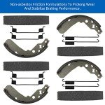 Kawasaki Mule 600/610 Brake Shoes Kit 2005-2022