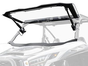 SuperATV Power Flip Windshield for Kawasaki Teryx KRX
