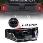 SAUTVS Ranger Tail Lights, Smoked Black LED Taillights Rear Brake Stop Lights for Polaris Ranger 570 Full Size XP 900 Ranger 570 900 1000 GENERAL 1000 2015-2020 Accessories(2PCS, Replace #2412774)