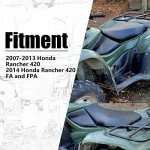 ECOTRIC Honda TRX 420 ATV Seat Assembly
