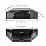 SAUTVS Ranger Tail Lights, Smoked Black LED Taillights Rear Brake Stop Lights for Polaris Ranger 570 Full Size XP 900 Ranger 570 900 1000 GENERAL 1000 2015-2020 Accessories(2PCS, Replace #2412774)