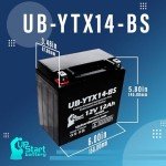 12V Maintenance-Free Battery for 2004 Honda TRX450