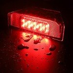 Partsam 2Pcs Rear UTV Tail Light Assembly, Compatible with Polaris Ranger 570 Full Size 900 XP 1000 RGR LED Taillights Rear Brake Stop Lights 2015 2016 2017 2018 2019 Replacement Part 2412774