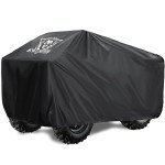 Heavy Duty Waterproof ATV Cover – 103 Inch Black