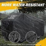 Heavy Duty Waterproof ATV Cover – 103 Inch Black