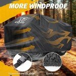 Heavy Duty Waterproof ATV Cover – 103 Inch Black