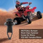 ATV Plastic Bumper Rivet Clips - 100 Pack