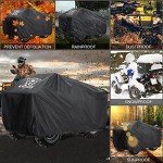 Heavy Duty Waterproof ATV Cover – 103 Inch Black
