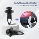 ATV Plastic Bumper Rivet Clips - 100 Pack