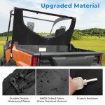 KEMIMOTO UTV Rear Window for Pioneer 1000-5