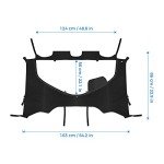 KEMIMOTO UTV Rear Window for Pioneer 1000-5