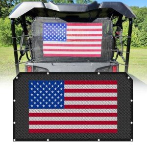 StarknightMT UTV Rear Roll Cage Mesh Net