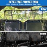 StarknightMT UTV Rear Roll Cage Mesh Net
