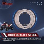 WOOSTAR Drum Brake Shoe Replacement for Roketa Sunl Jonway Taotao 50cc 110cc 125cc 150cc 250cc ATV 4 Wheeler Quad Scooter