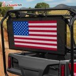 StarknightMT UTV Rear Roll Cage Mesh Net