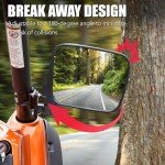 Yamaha Viking Mirror Kit: Side & Rear View