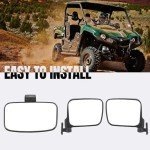 Yamaha Viking Mirror Kit: Side & Rear View