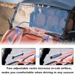 Yamaha Viking Full Vented Windshield - Clear