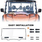 Yamaha Viking Full Vented Windshield - Clear