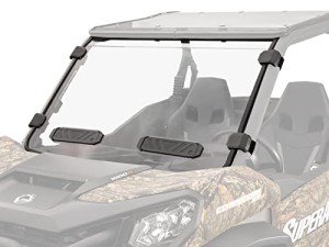 SuperATV Vented Full Front Windshield for Can-Am