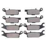 MOTOKU Front and Rear Brake Pads for Grizzly 550 2009-2014, Grizzly 700 2007-2020