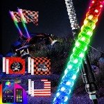 AUTOOMMO LED Whip Lights with App Control