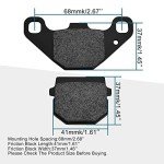 GOOFIT Disc Brake Pad for 50cc 70cc 90cc 110cc 125cc 150cc 200cc 250cc ATV Dirt Bike Mope Scooter