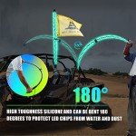 RGB Spiral Whip Light with Remote & App Control