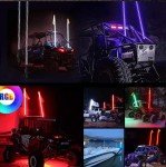 LED Whip Light Antenna Set for UTV ATV