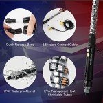 RGB Spiral Whip Light with Remote & App Control