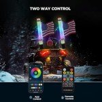 RGB LED Whip Lights with Remote Control for ATVs